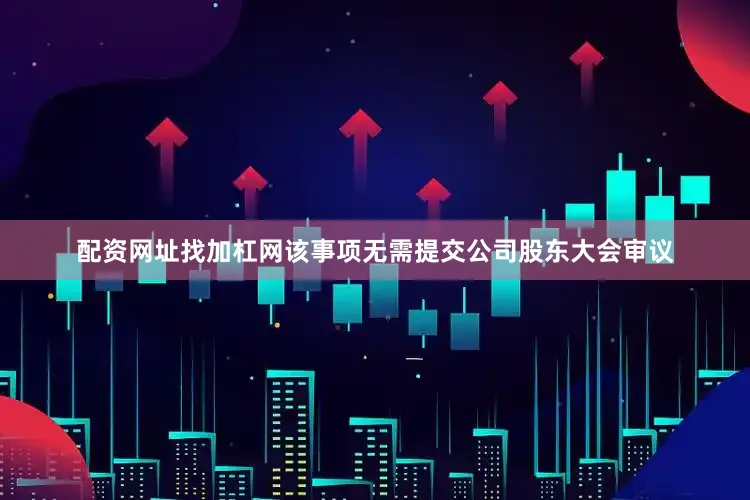 配资网址找加杠网该事项无需提交公司股东大会审议