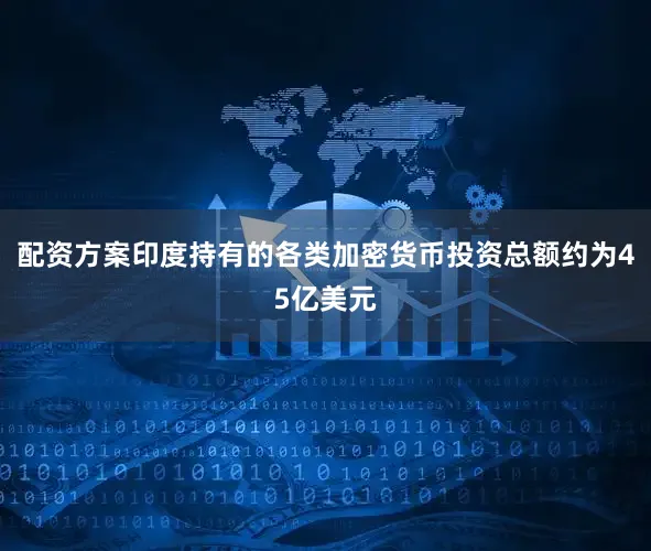 配资方案印度持有的各类加密货币投资总额约为45亿美元